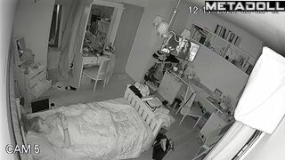 Her fingers can't stop - spy bedroom camera (solo)