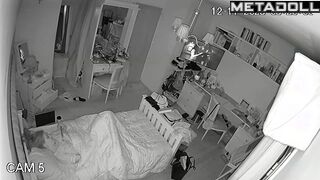 Her fingers can't stop - spy bedroom camera (solo)