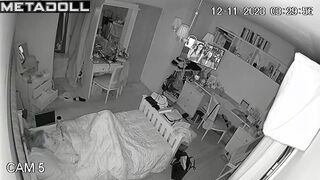 Her fingers can't stop - spy bedroom camera (solo)