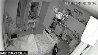Her fingers can't stop - spy bedroom camera (solo)