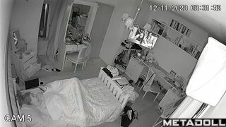 Her fingers can't stop - spy bedroom camera (solo)