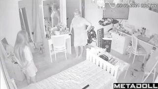 It seems her mother realized that she was masturbating