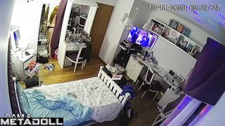Her room lost its privacy - bedroom hidden camera