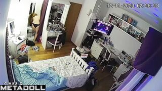 Her room lost its privacy - bedroom hidden camera
