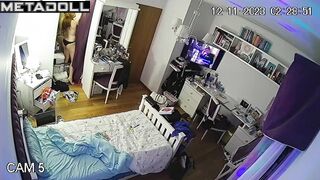 Her room lost its privacy - bedroom hidden camera