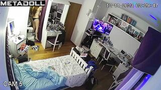 Her room lost its privacy - bedroom hidden camera