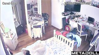 Babe locked herself in her room to have some solo fun