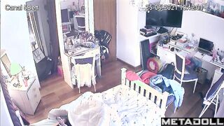 Babe locked herself in her room to have some solo fun