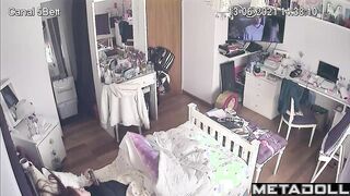 Something interesting happened in her bed (solo video)