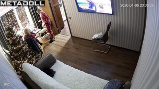 Daughter and mother decided to celebrate the New Year together