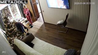 Daughter and mother decided to celebrate the New Year together