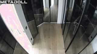 Brunette was in a hurry - dressing room hidden cam