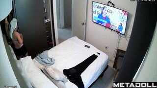 Constant surveillance takes place in her room, look