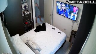 Constant surveillance takes place in her room, look