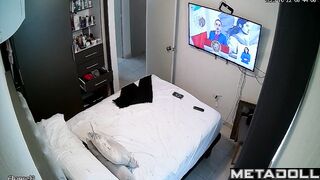 Constant surveillance takes place in her room, look