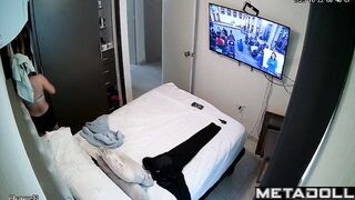 Constant surveillance takes place in her room, look