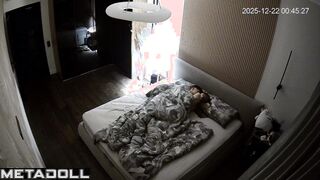 Looks like someone is going to have sex soon, bedroom tape