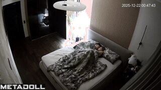 Looks like someone is going to have sex soon, bedroom tape