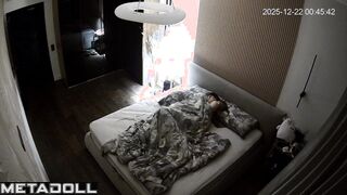 Looks like someone is going to have sex soon, bedroom tape