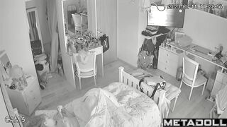 A great morning that starts with cartoons, bedroom video