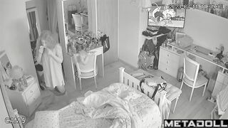A great morning that starts with cartoons, bedroom video