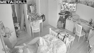 A great morning that starts with cartoons, bedroom video