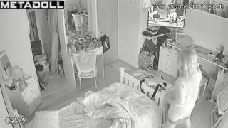 A great morning that starts with cartoons, bedroom video