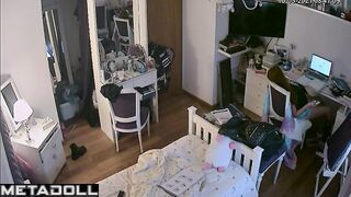 Today is another dull day for her - bedroom video