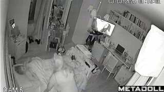 Mother almost caught her night masturbation, look