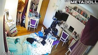 Unfortunately, her bikini try-ons are under constant surveillance