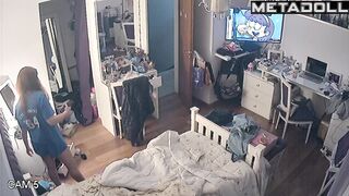 Maybe she'll go watch cartoons, solo bedroom video