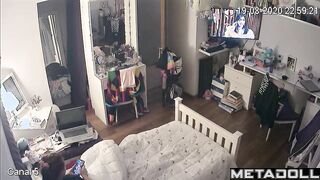Redhead babe is going to watch dirty porn with boobs licking