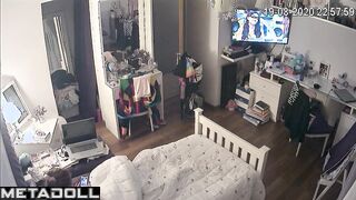 Redhead babe is going to watch dirty porn with boobs licking