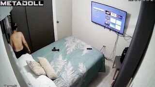 Her routine is monitored daily (relax with a body massager)
