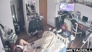 When no one was home, chubby redhead babe did it again