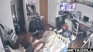 When no one was home, chubby redhead babe did it again