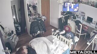 When no one was home, chubby redhead babe did it again