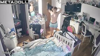 She will never know about the hidden device on the ceiling