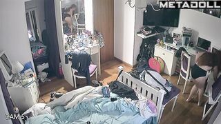 She will never know about the hidden device on the ceiling