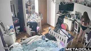 She will never know about the hidden device on the ceiling