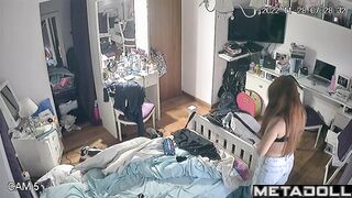 She will never know about the hidden device on the ceiling