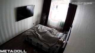 Sleeping naked is a necessity for her, solo video