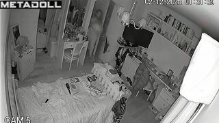 Once again babe is being watched - bedroom camera