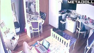 She's masturbating to lesbian porn again (hot solo)