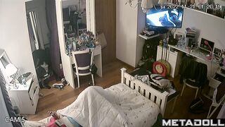 She loves her body and loves to masturbate, spy cam