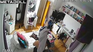 Strangers paid to keep an eye on her - bedroom video