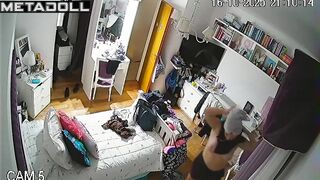 Strangers paid to keep an eye on her - bedroom video