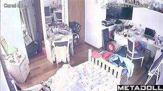 She did something interesting in the bedroom, solo