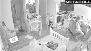 Someone installed a hidden camera in her room for pleasure