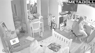 Someone installed a hidden camera in her room for pleasure